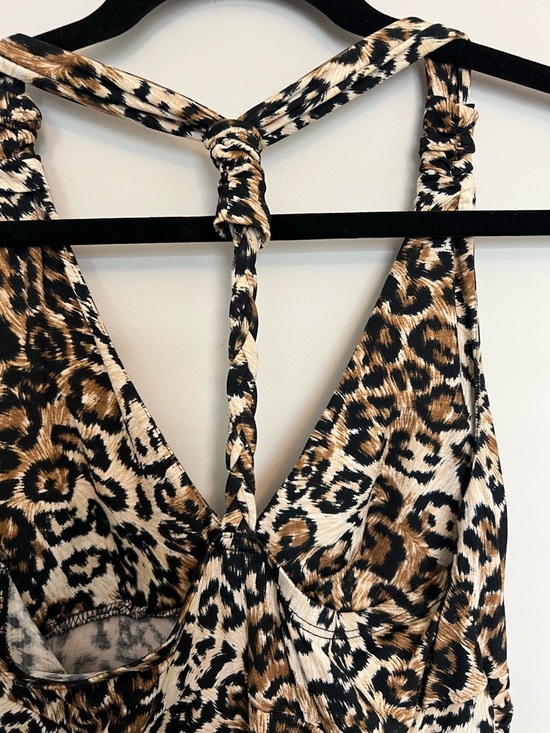 Moa Moa Leopard Print Maxi Dress - Size M - Boho Chic Summer Style - Picture 5 of 8